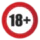 logo 18+